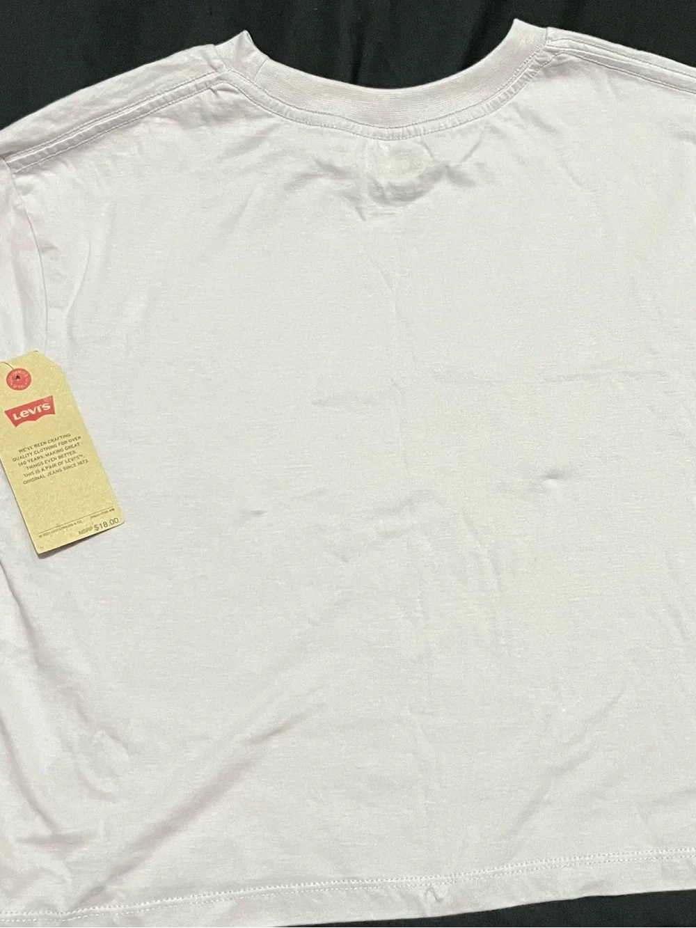 Levi's Girls' Lavender Tee with Floral Logo